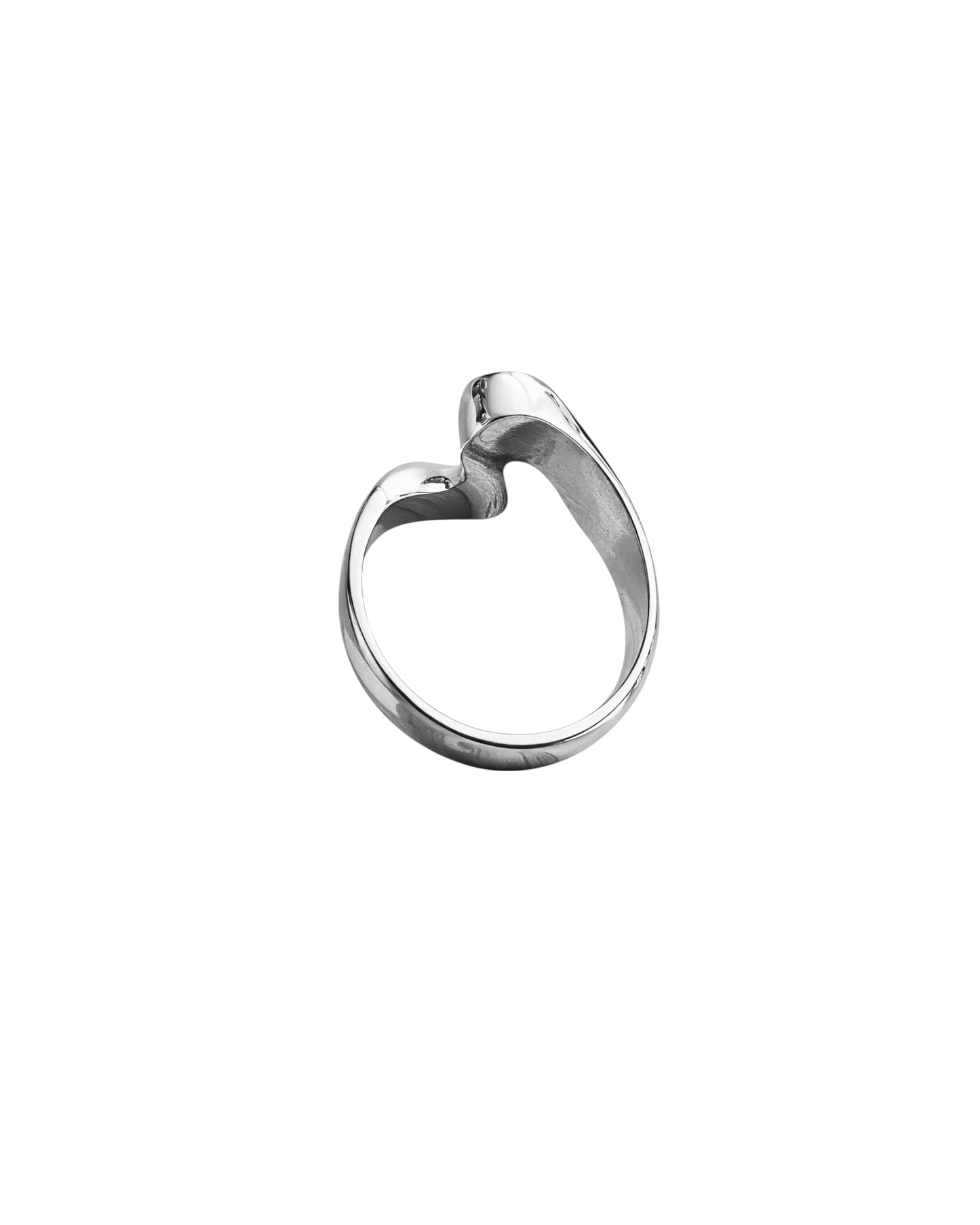 Abstrakt Statement Ring i 925 Sterlingsølv – Håndlaget Eleganse