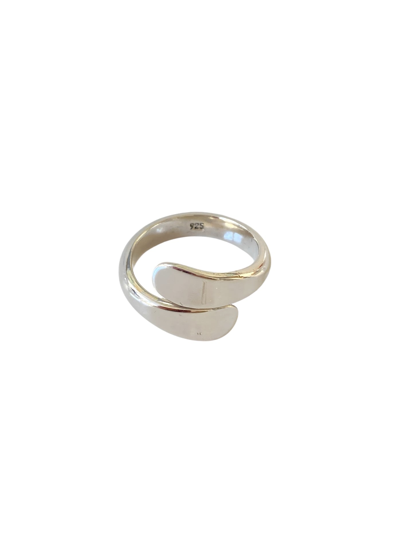 Crossover ring i 925 Sterling- sølv