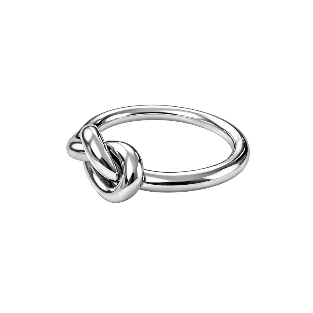 Love Knot ring. Enkel design i 925s Sterling Sølv