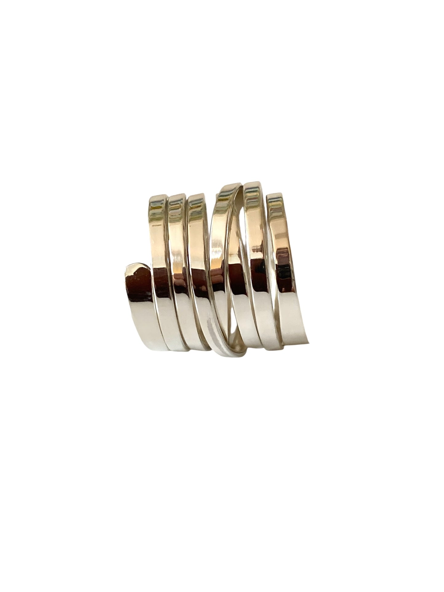 Statement Wrap Sølvring i 925 Sterling- Sølv