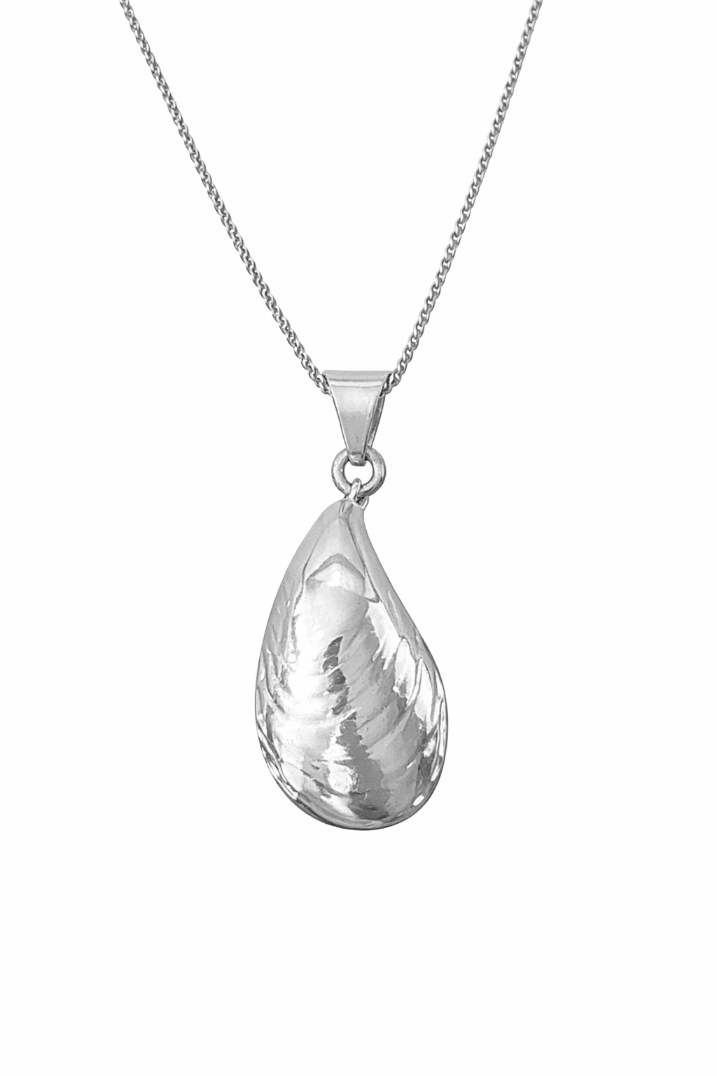 Anheng formet som skjell i 925 Sølv