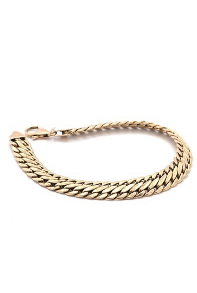14K Italiensk Gullarmbånd