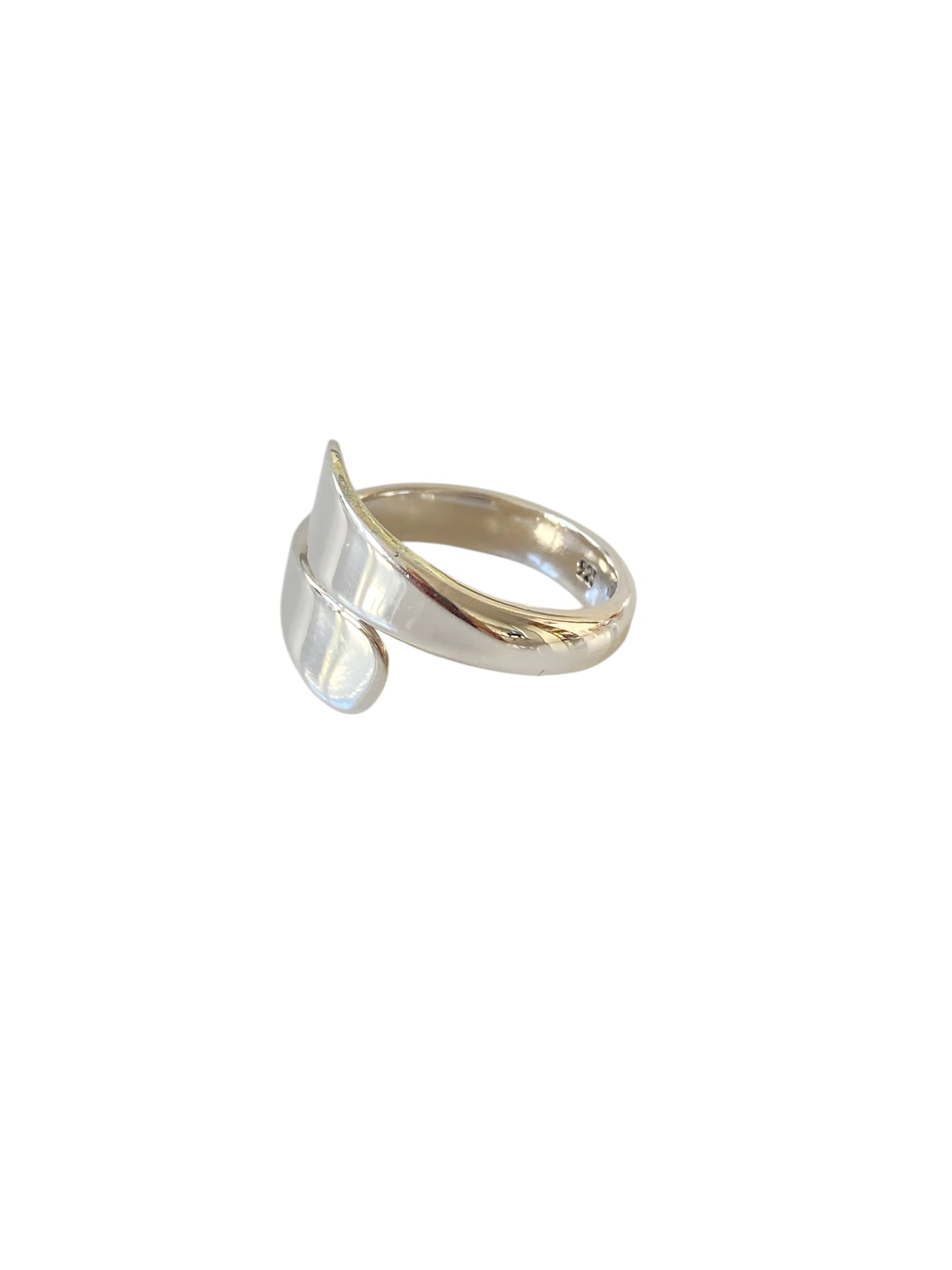 Crossover ring i 925 Sterling- sølv