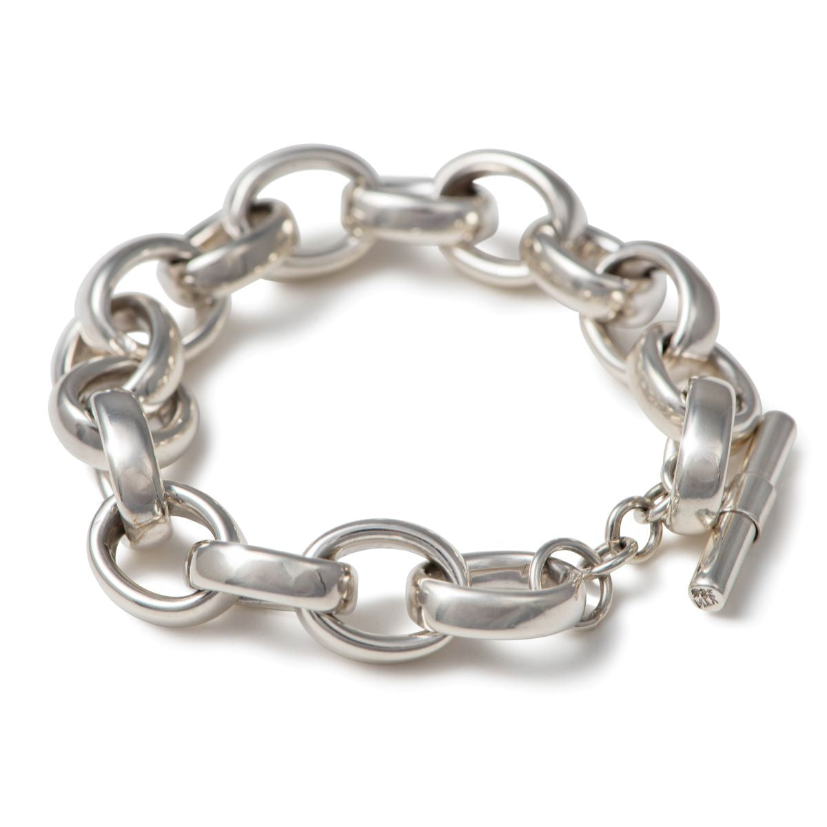 Statement Sterling sølv Armbånd med ovale ledd.