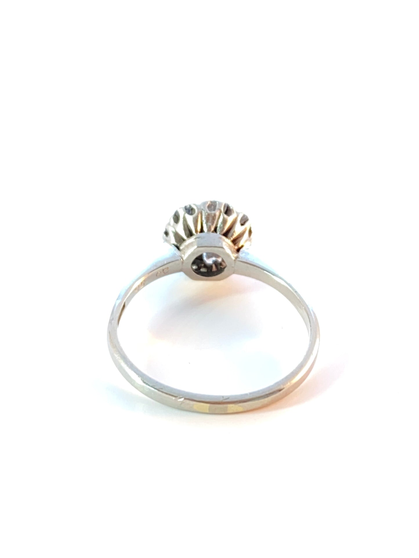 Vintage diamantring med Daisy rosett