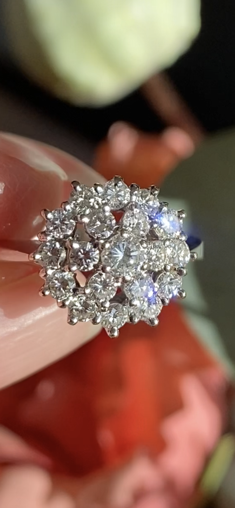 Vintage Diamantring 0.75 ctw