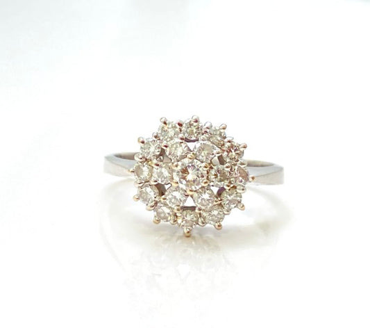 Vintage Diamantring 0.75 ctw