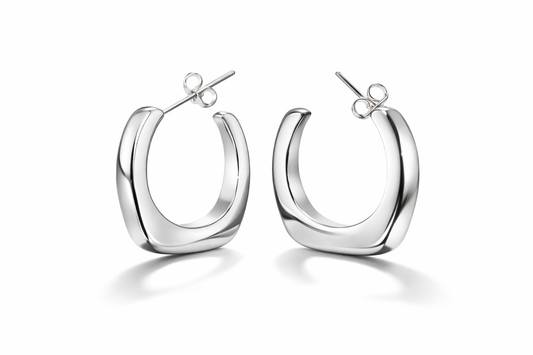 Hoops Øreringer i massivt 925 Sterlingsølv