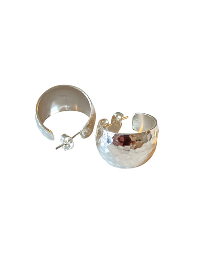 Store Hoops øreringer i 925 Sterling- sølv