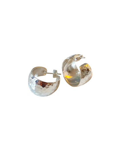 Store Hoops øreringer i 925 Sterling- sølv