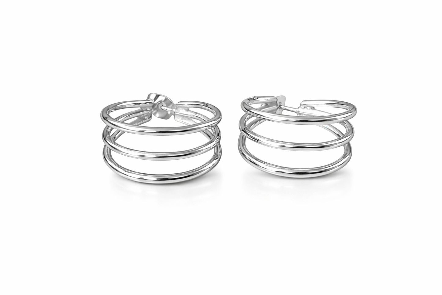 Loop øreringer i 925 Sterling- sølv