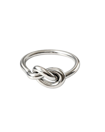 Love Knot ring. Enkel design i 925s Sterling Sølv