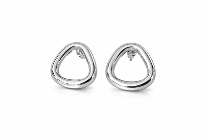 Design- øredobber i 925 Sterling-sølv