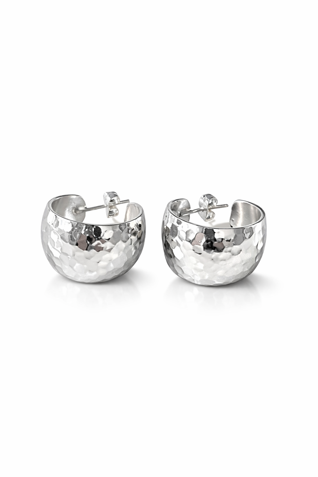 Store Hoops øreringer i 925 Sterling- sølv