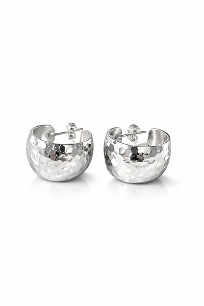 Store Hoops øreringer i 925 Sterling- sølv