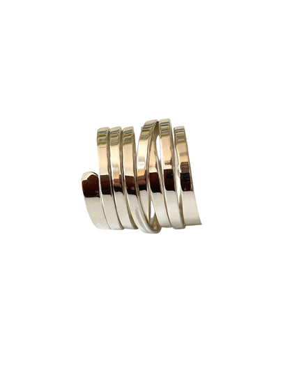 Statement Wrap Sølvring i 925 Sterling- Sølv