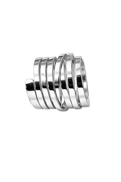 Statement Wrap Sølvring i 925 Sterling- Sølv