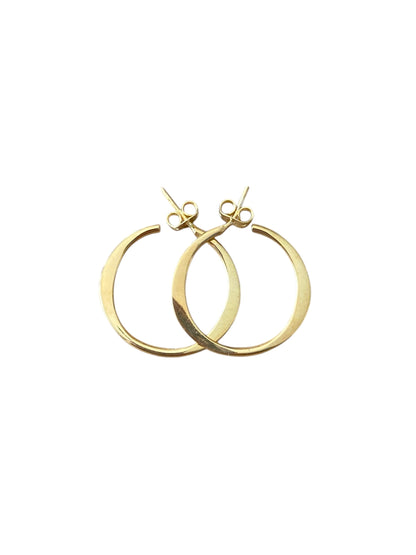 Øreringer i 18K gullforgylt 925 Sterling- sølv