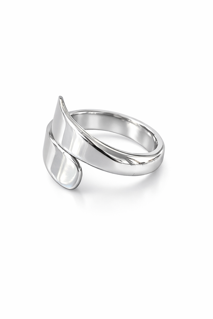 Crossover ring i 925 Sterling- sølv