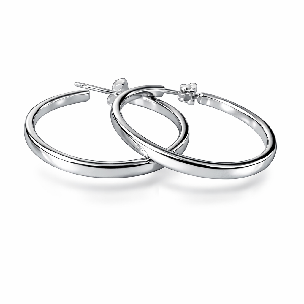 Hoops øreringer i 925 Sterling- sølv
