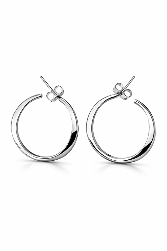 Hoops Øreringer i 925 sølv
