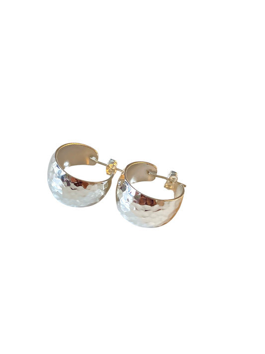 Store Hoops øreringer i 925 Sterling- sølv
